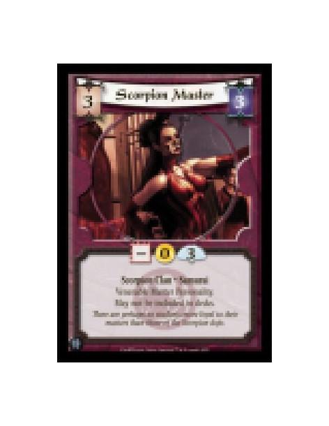 Scorpion Master  - Scorpion Clan • Samurai  Venerable Master Personality. May not be included in decks.